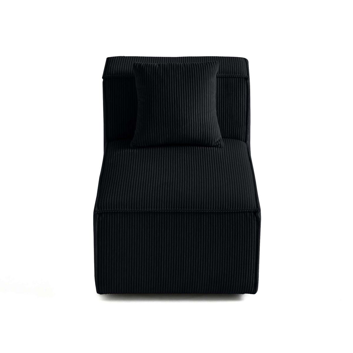 LISA DESIGN Arty - module d'assise sans accoudoirs - en velours côtelé