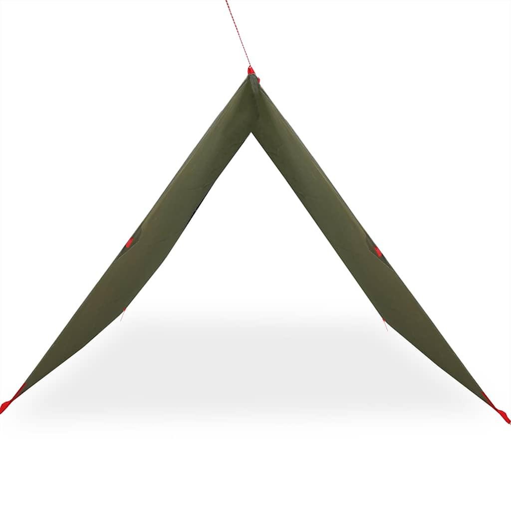 Voir la diapositive 4 : VIDAXL Bache de camping vert olive 306x306 cm impermeable