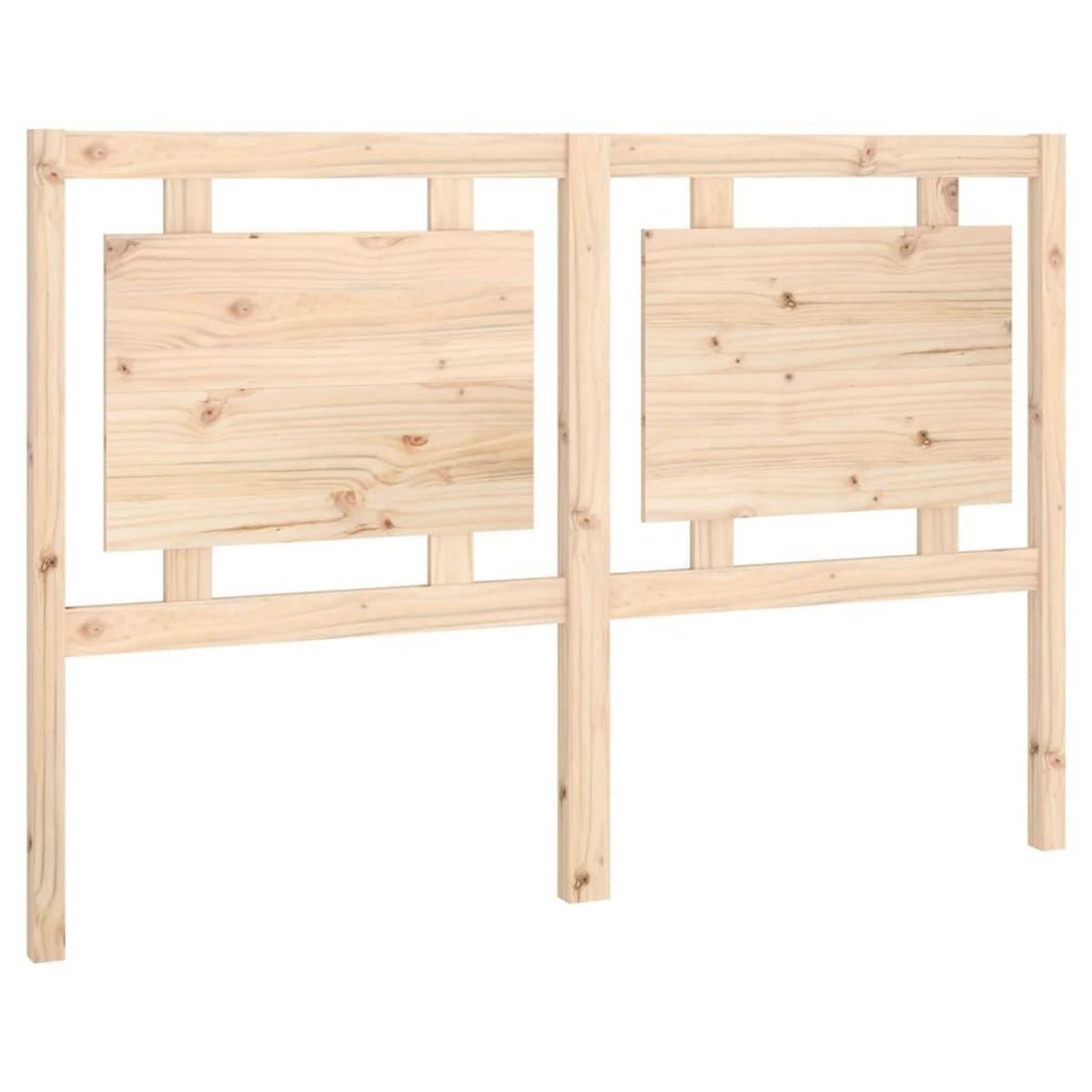 VIDAXL Tete de lit 145,5x4x100 cm Bois massif de pin