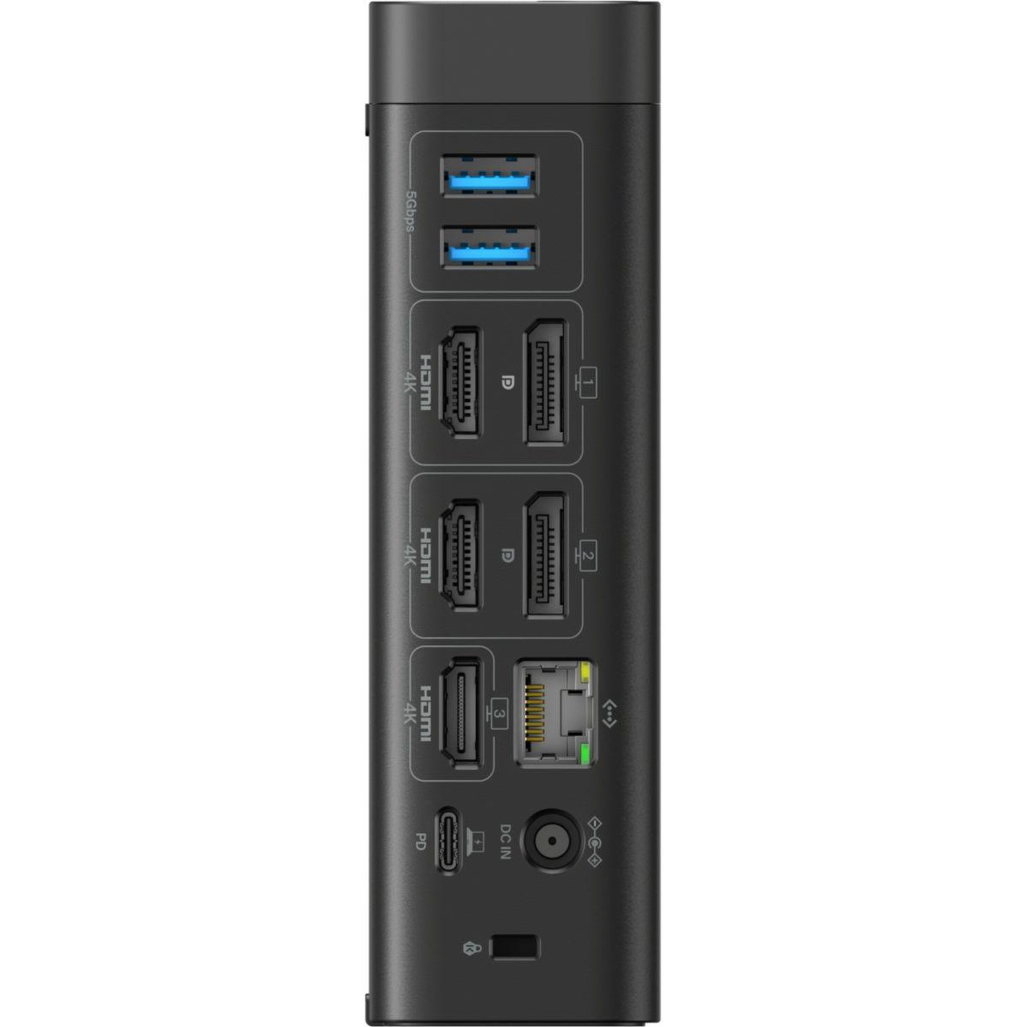 Voir la diapositive 4 : Belkin Hub USB C 16 en 1 pour 3 écrans 140W