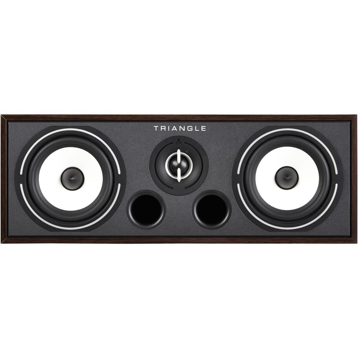 Triangle Enceinte centrale BOREA BRC1 noyer