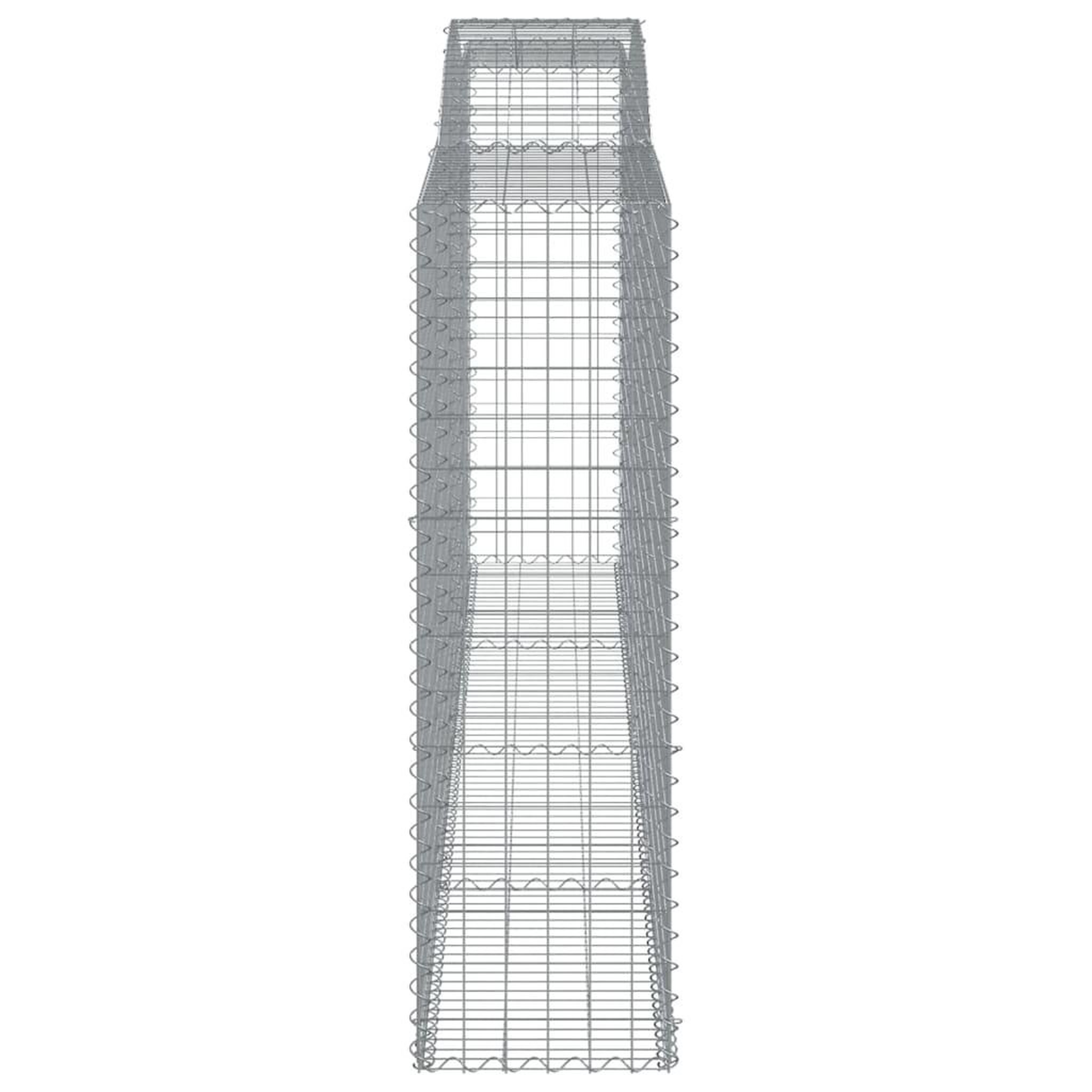 Voir la diapositive 5 : VIDAXL Paniers a gabions arques 10 pcs 400x50x160/180 cm fer galvanise