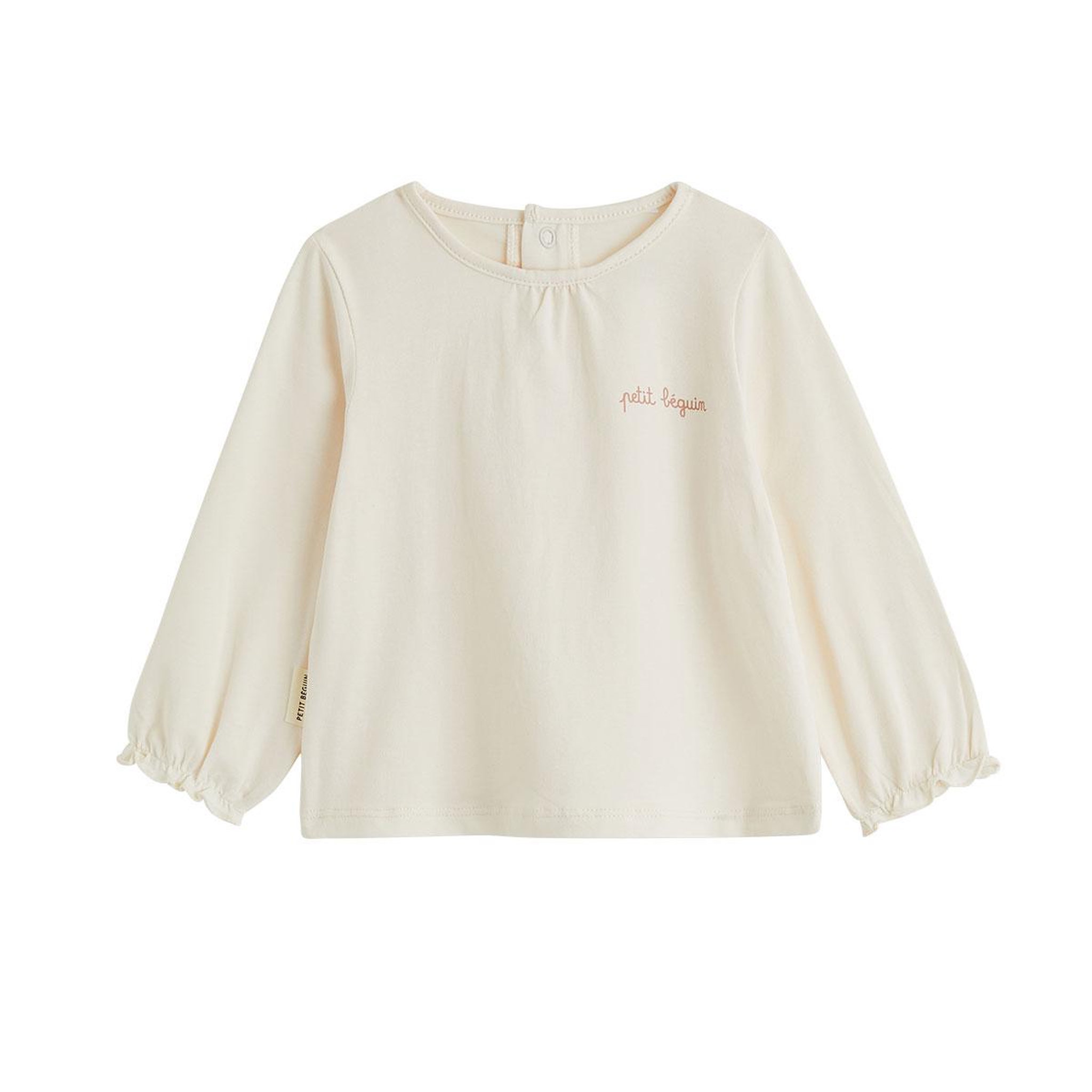 Voir la diapositive 5 : PETIT BEGUIN Lot de 3 t-shirts bébé manches longues