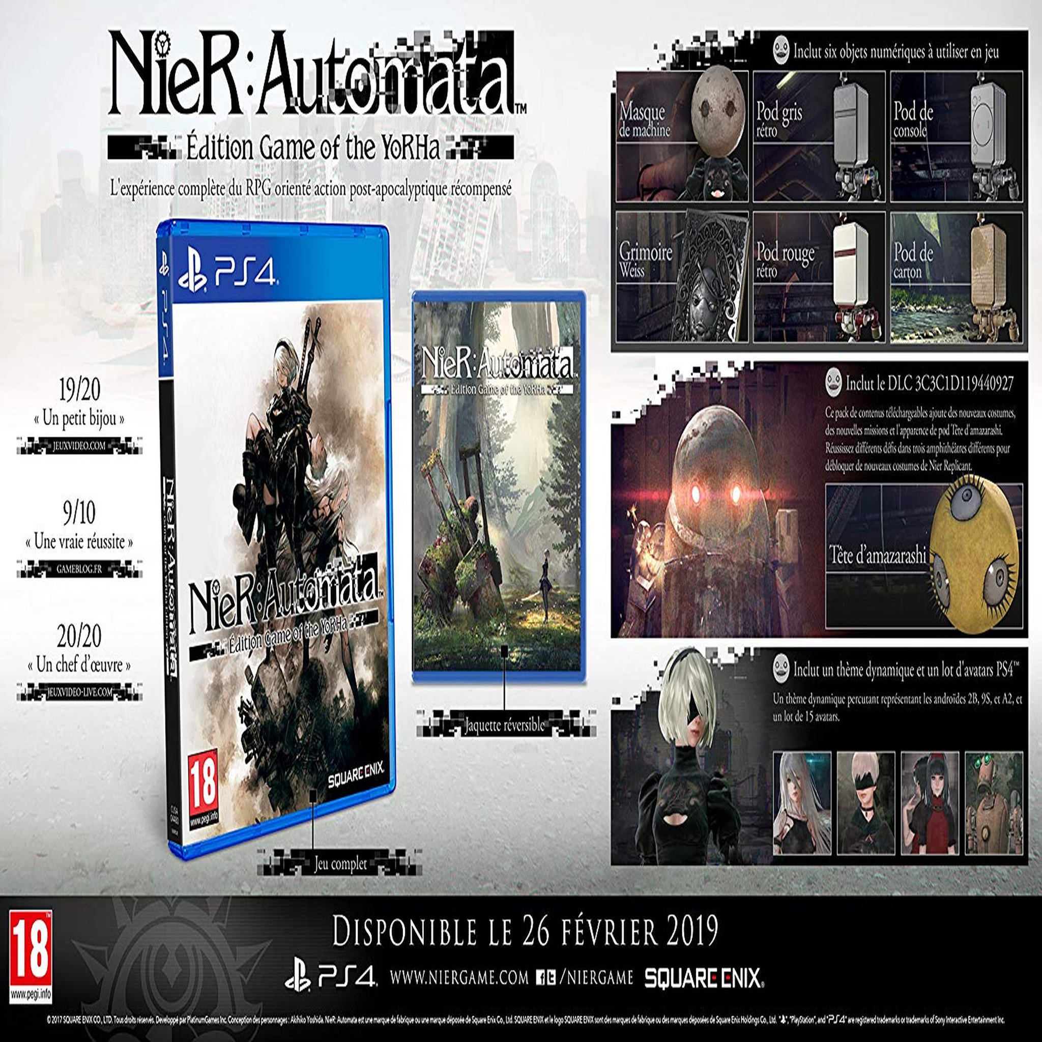 Voir la diapositive 2 : NieR : Automata - Game Of The YoRHa Edition PS4