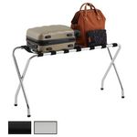 IDIMEX Porte-valise VOYAGE, structure pliable en métal. Coloris disponibles : Gris, Noir