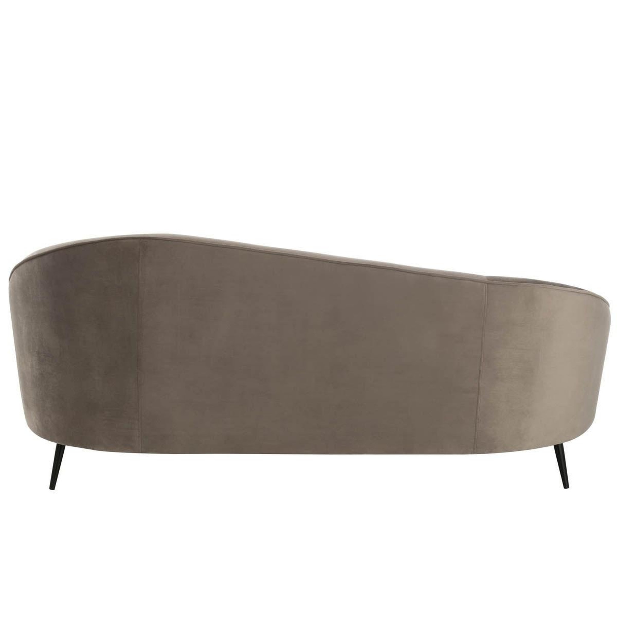 Voir la diapositive 5 : J-LINE Canapé design 3 places  elisabeth  182cm gris