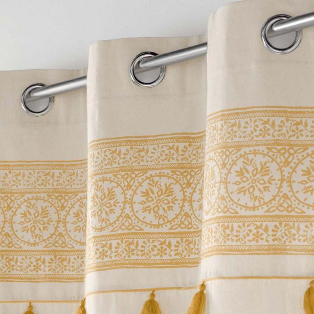 Paris Prix Rideau à Œillets  Isalina  140x240cm Jaune