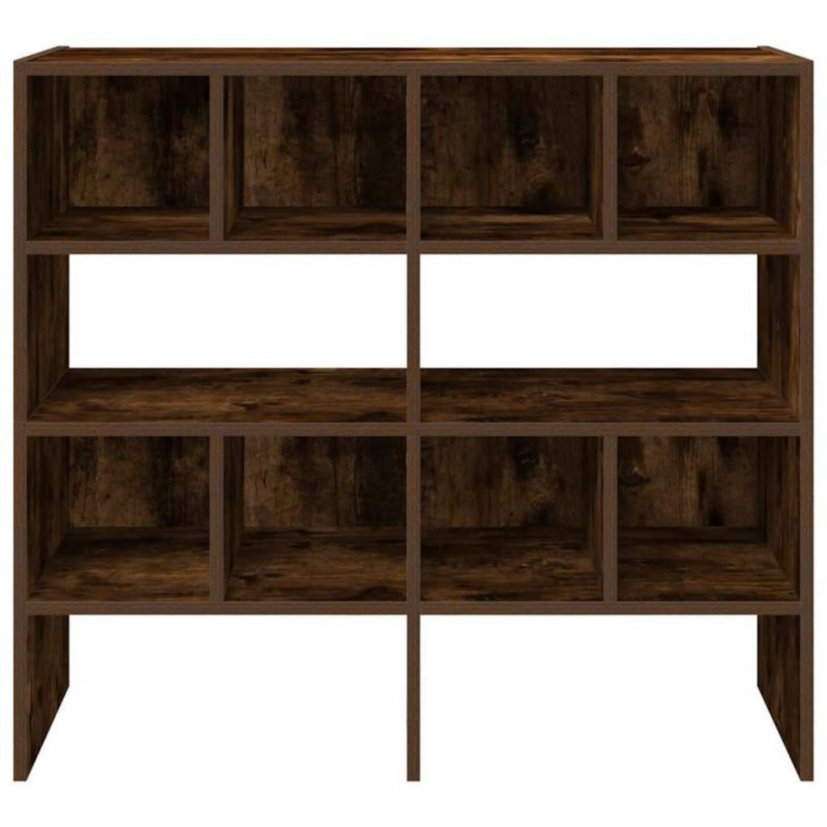 VIDAXL Étagères à chaussures 2 pcs empilable chêne fumé 89,5x30x40 cm