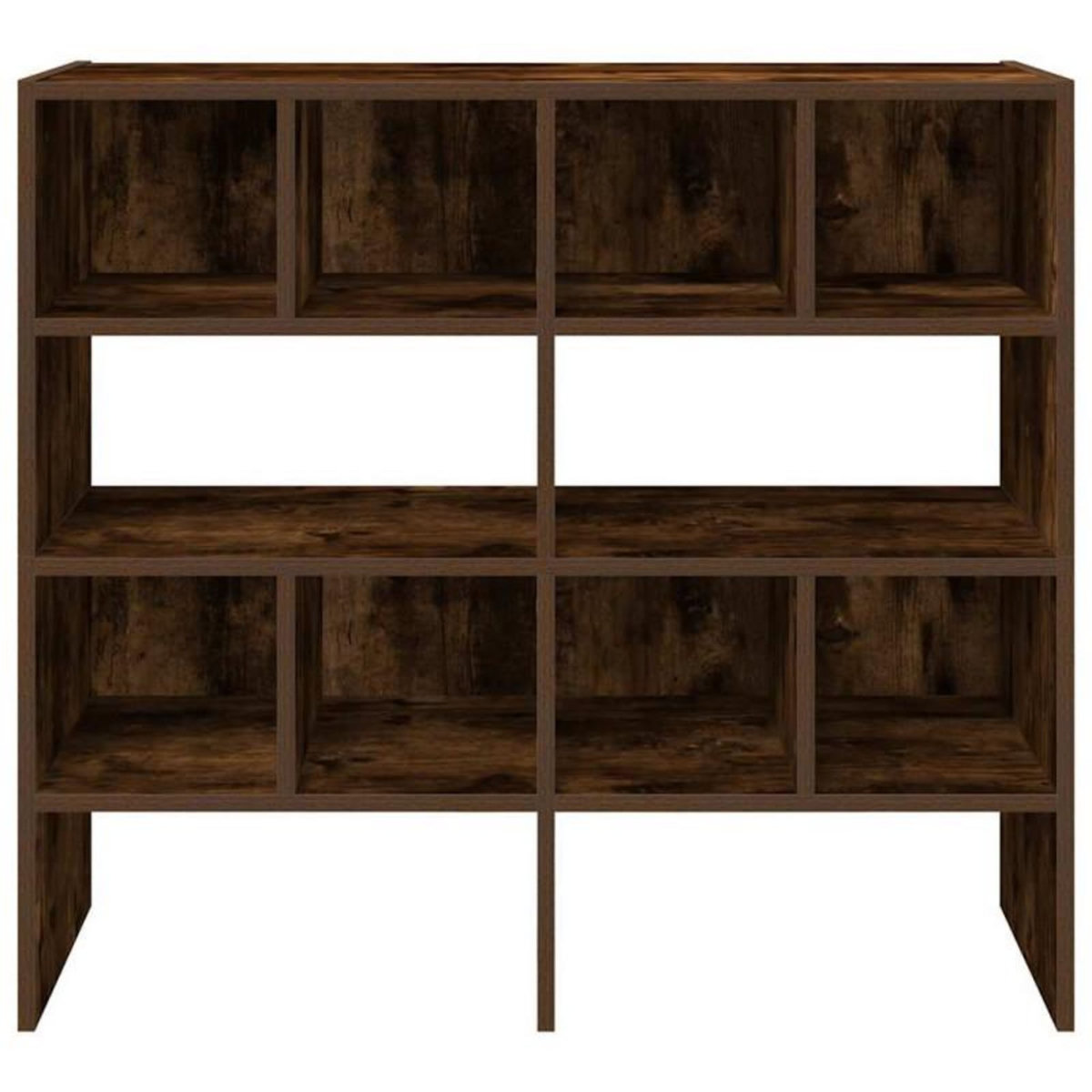 VIDAXL Étagères à chaussures 2 pcs empilable chêne fumé 89,5x30x40 cm