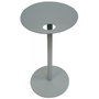 Voir la diapositive 3 : Paris Prix Table d'Appoint Ovale en Métal  Melisa  45cm Gris