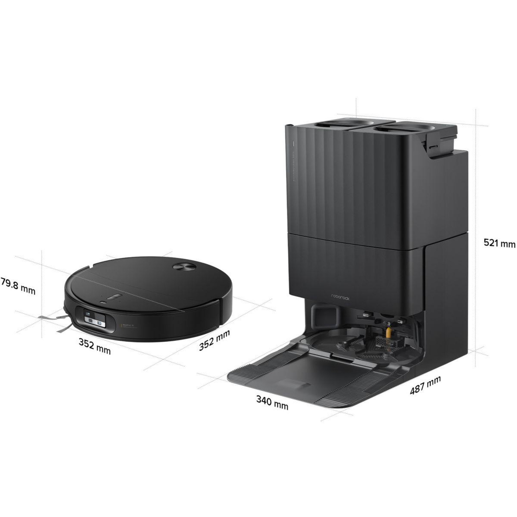 Voir la diapositive 4 : ROBOROCK Robot aspirateur laveur qrevo edge 2x