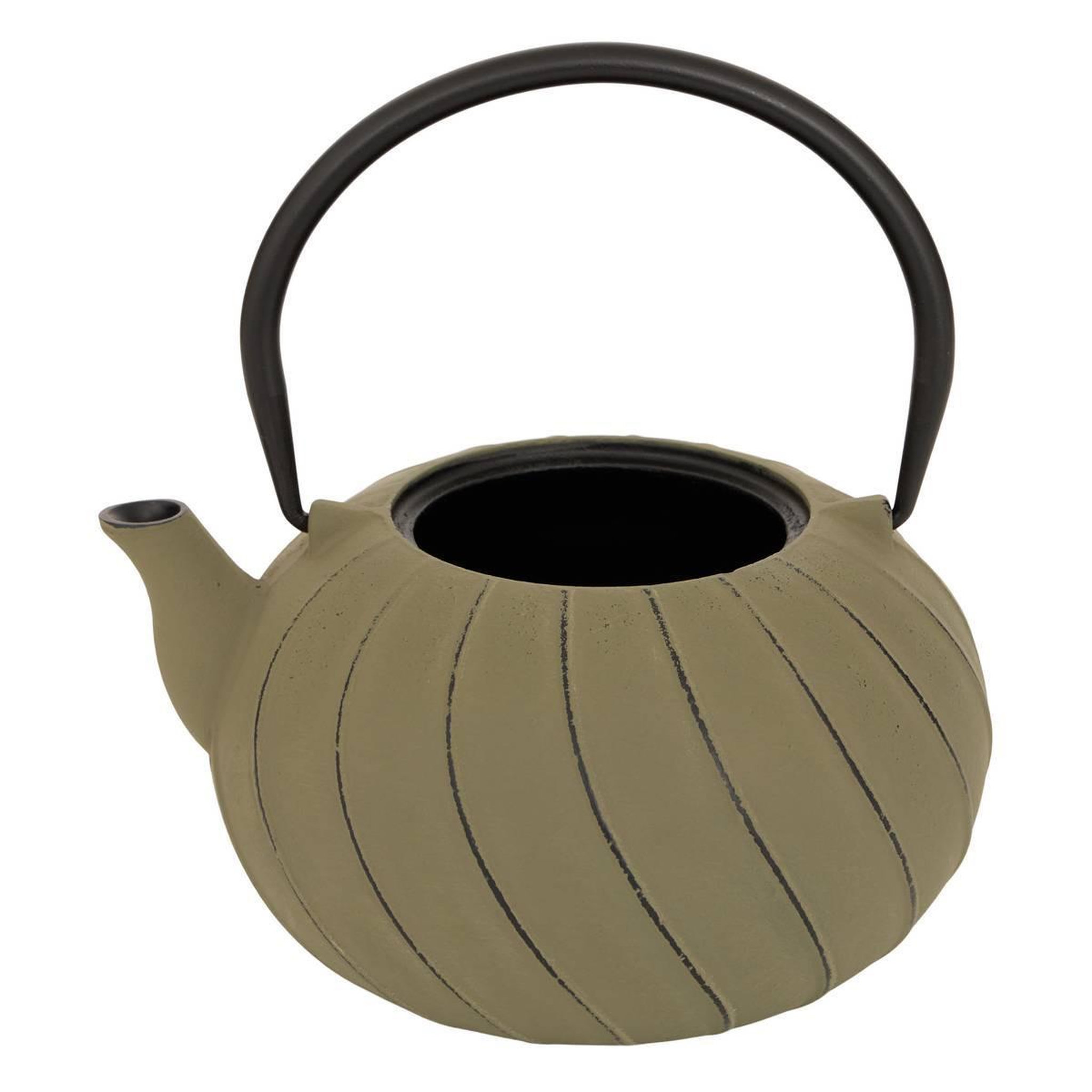 Voir la diapositive 2 : SECRET DE GOURMET Théière en fonte  yama  1,2l vert