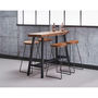 Voir la diapositive 5 : LISA DESIGN Aradia - lot de 4 tabourets de bar - en bois massif d'acacia