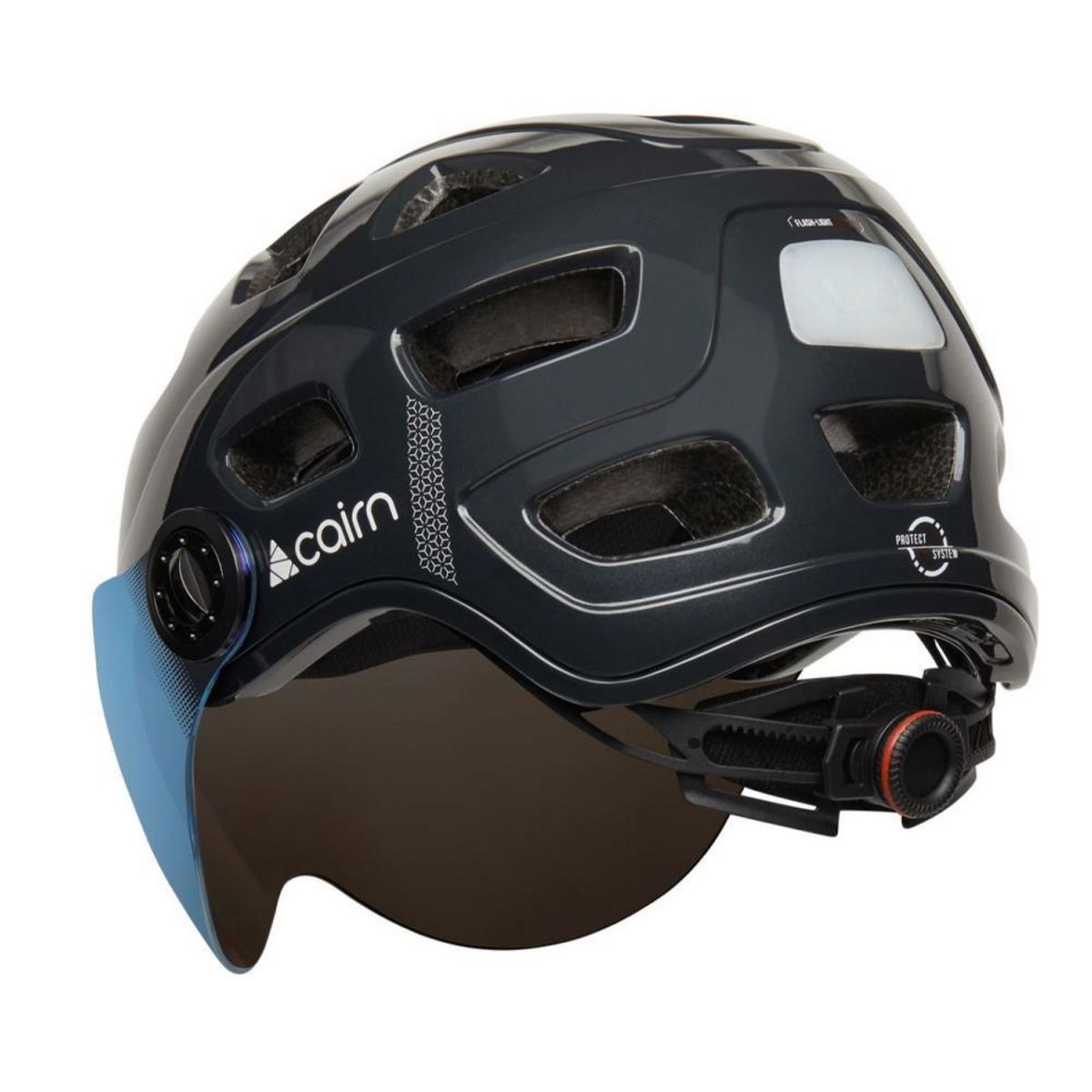 CAIRN Casque de Vélo  Brillant Adulte Cairn Quartz Visor Led