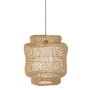 Voir la diapositive 1 : Paris Prix Lampe Suspension en Rotin  Rosa  60cm Naturel
