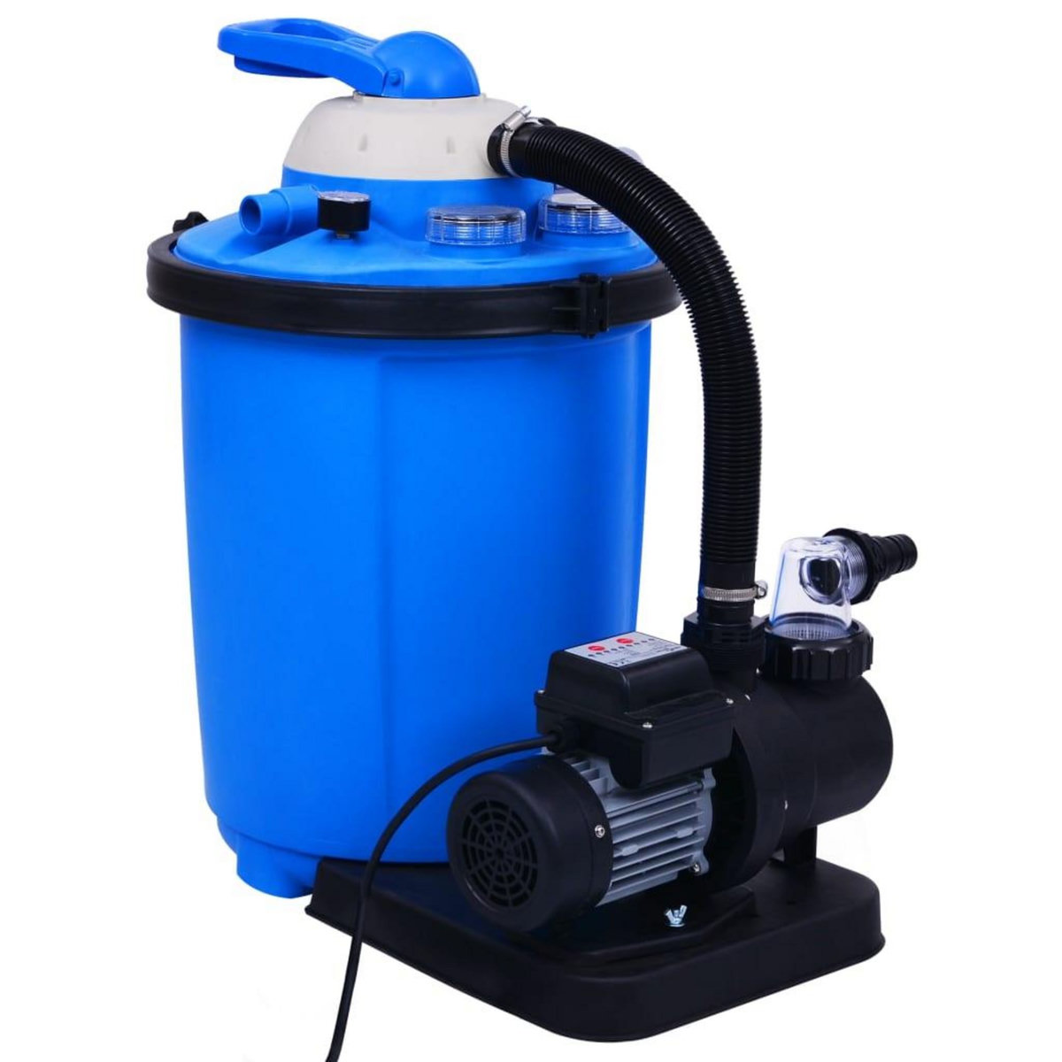 VIDAXL Pompe de filtration a sable avec minuterie 550 W 50 L