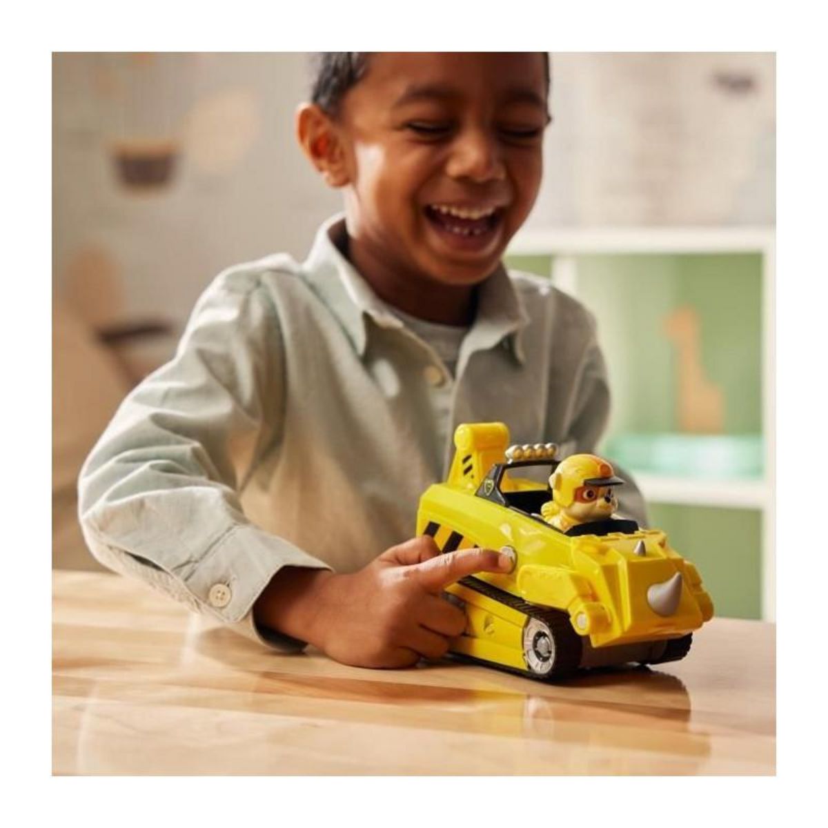 Spin Master VEHICULE + FIGURINE RUBEN JUNGLE PUPS La Pat' Patrouille