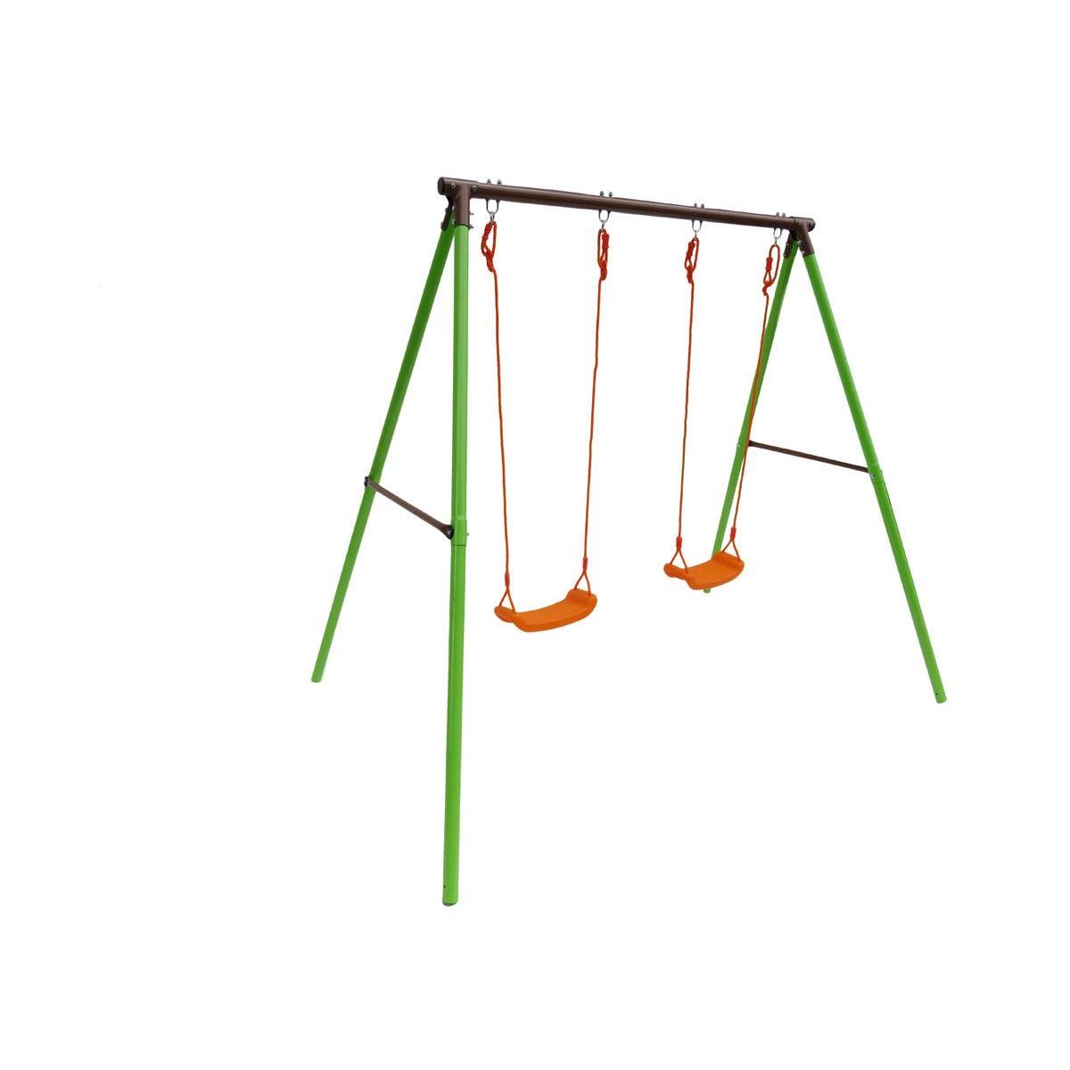 Habitat et Jardin Portique acier  Polo  - 1.95m - 2 agrès