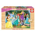 EDUCA Puzzle 100 pcs Princesse Disney en bois