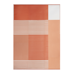 ID MARKET Tapis extérieur GEOMETRIQUE terracotta 270 x 370 CM