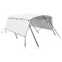 Voir la diapositive 2 : VIDAXL Toit bimini a 4 arceaux parois laterales 243x(230-244)x137 cm