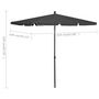 Voir la diapositive 6 : VIDAXL Parasol de jardin avec mat 210x140 cm Anthracite