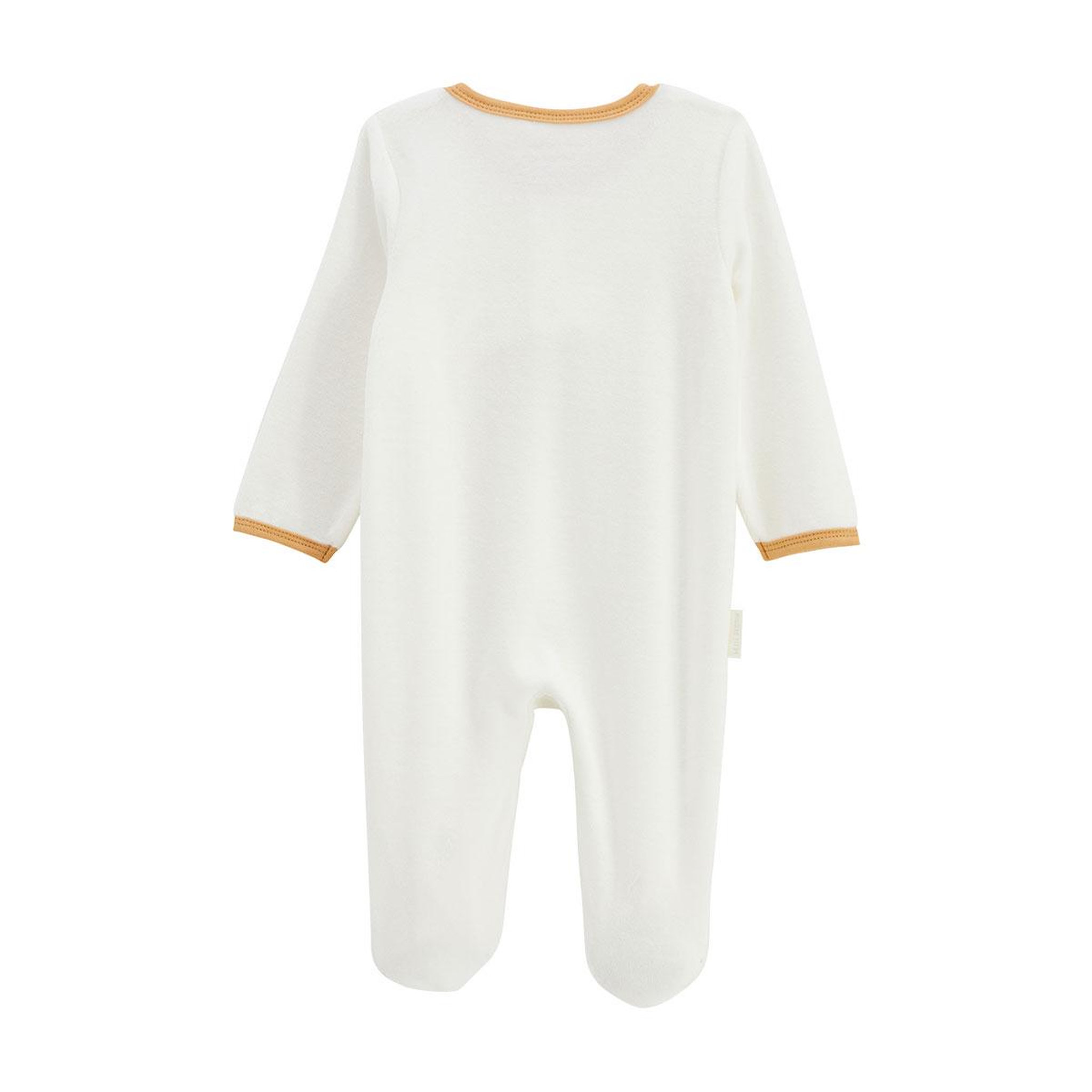 Voir la diapositive 2 : Petit Béguin Pyjama bébé en velours ouverture pont mini rêve