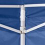 Voir la diapositive 5 : VIDAXL Tente de reception pliable avec 4 parois 2x2 m Acier Bleu