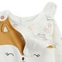 Voir la diapositive 5 : Petit Béguin Ensemble salopette bébé en molleton et t-shirt Emilie