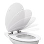 Voir la diapositive 5 : Paris Prix Abattant WC Uni  Matty  46cm Blanc