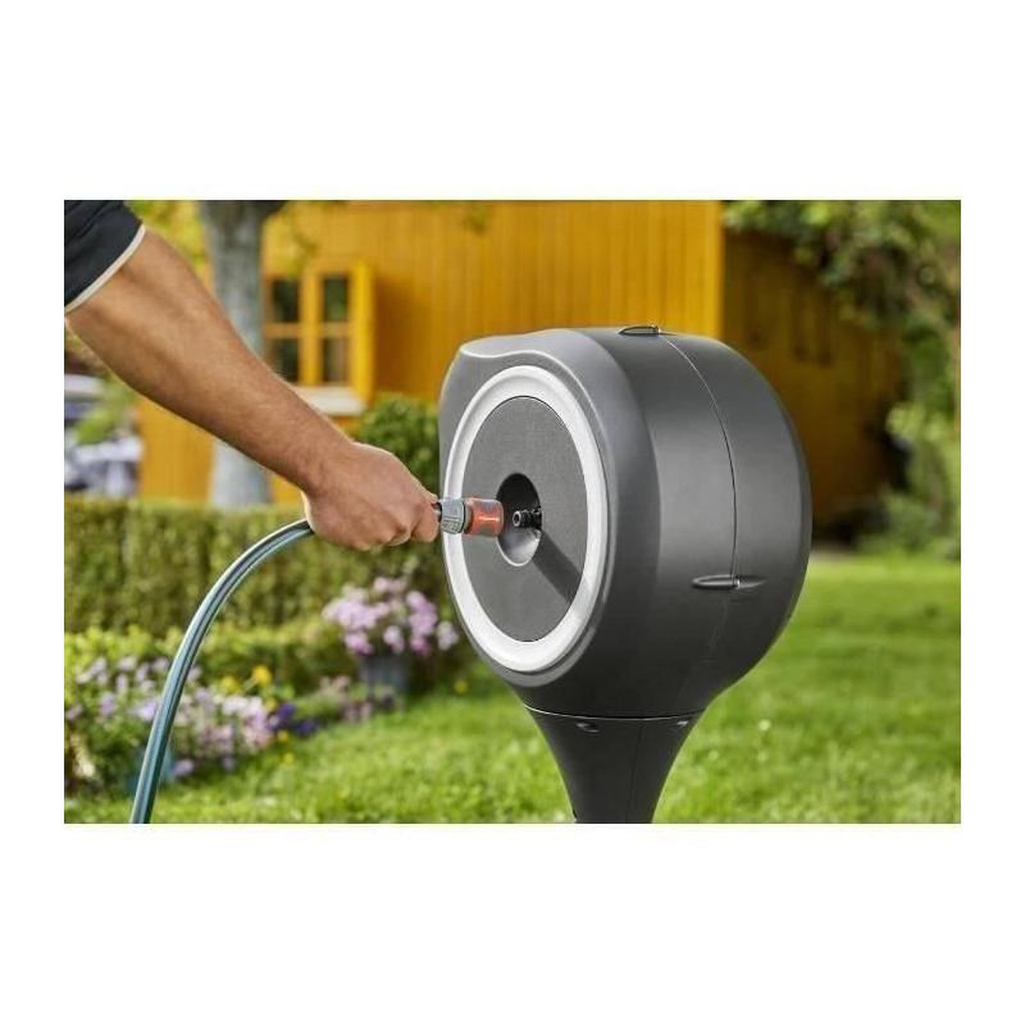 Voir la diapositive 4 : Gardena Dévidoir automatique sur pic RollUp S 15 m