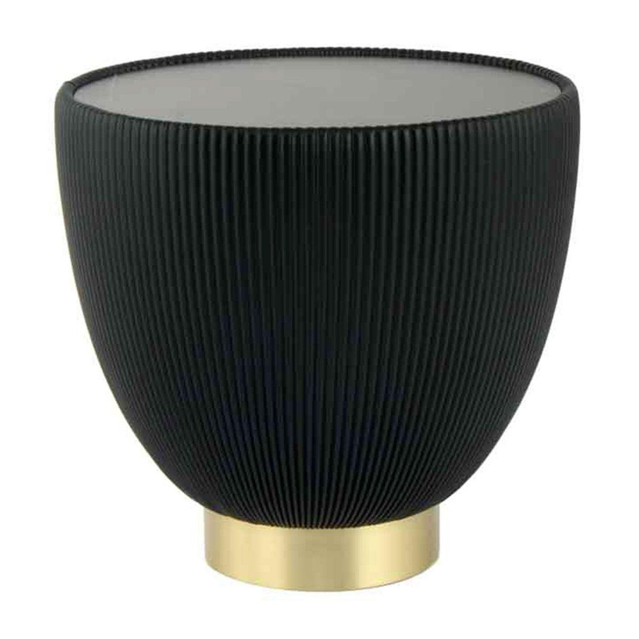 Paris Prix Table d'Appoint Design  Jokai  47cm Noir & Or