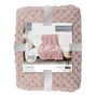 Voir la diapositive 6 : Paris Prix Plaid Imitation Fourrure Uni  Opulence  120x150cm Rose