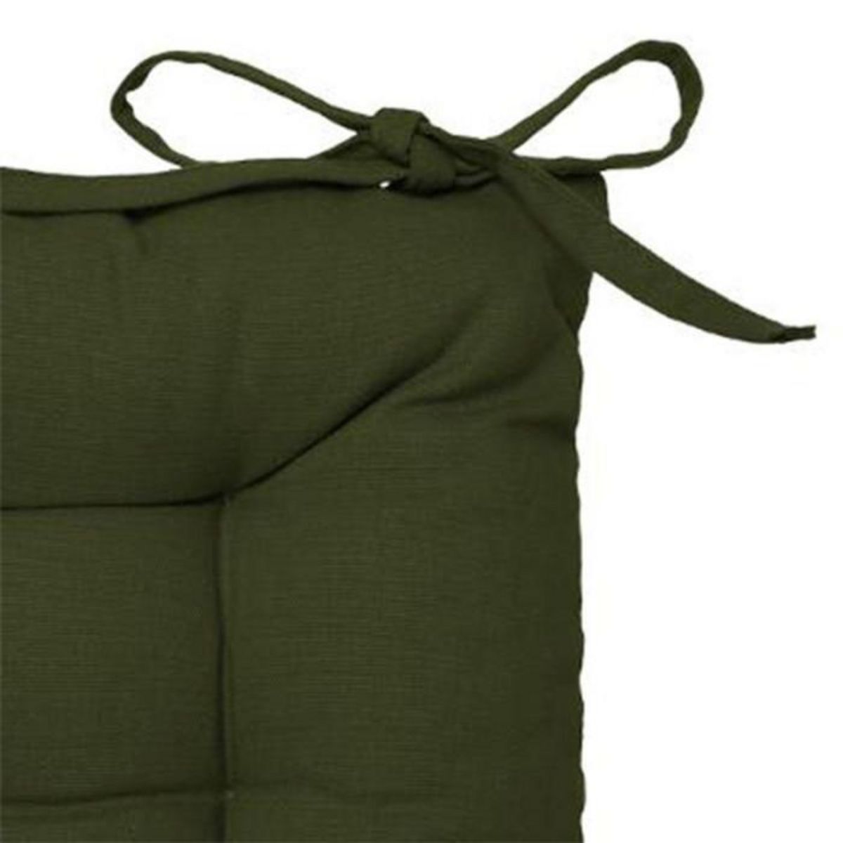 ATMOSPHERA Galette de Chaise  Loria  38x38cm Vert Kaki