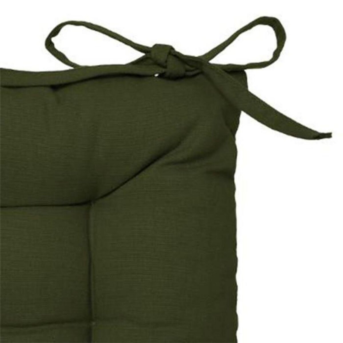 ATMOSPHERA Galette de Chaise  Loria  38x38cm Vert Kaki
