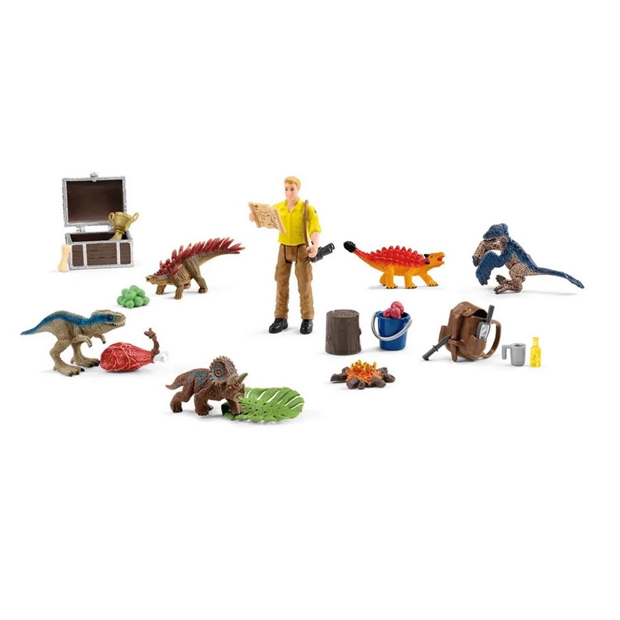 Voir la diapositive 2 : Schleich Dinosaurs Calendrier de l'avent 2023