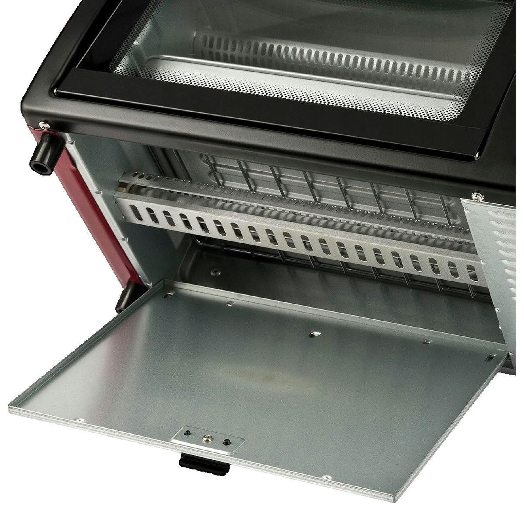 Voir la diapositive 2 : GIRMI Mini four Girmi FE1000 Noir et Rouge