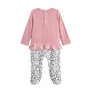 Voir la diapositive 2 : Petit Béguin Pyjama bébé en velours Céleste