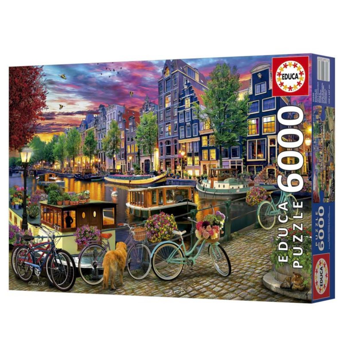 EDUCA Puzzle - EDUCA - Vélos a Amsterdam - 6000 pieces - 156 x 107 cm - a partir de 15 ans