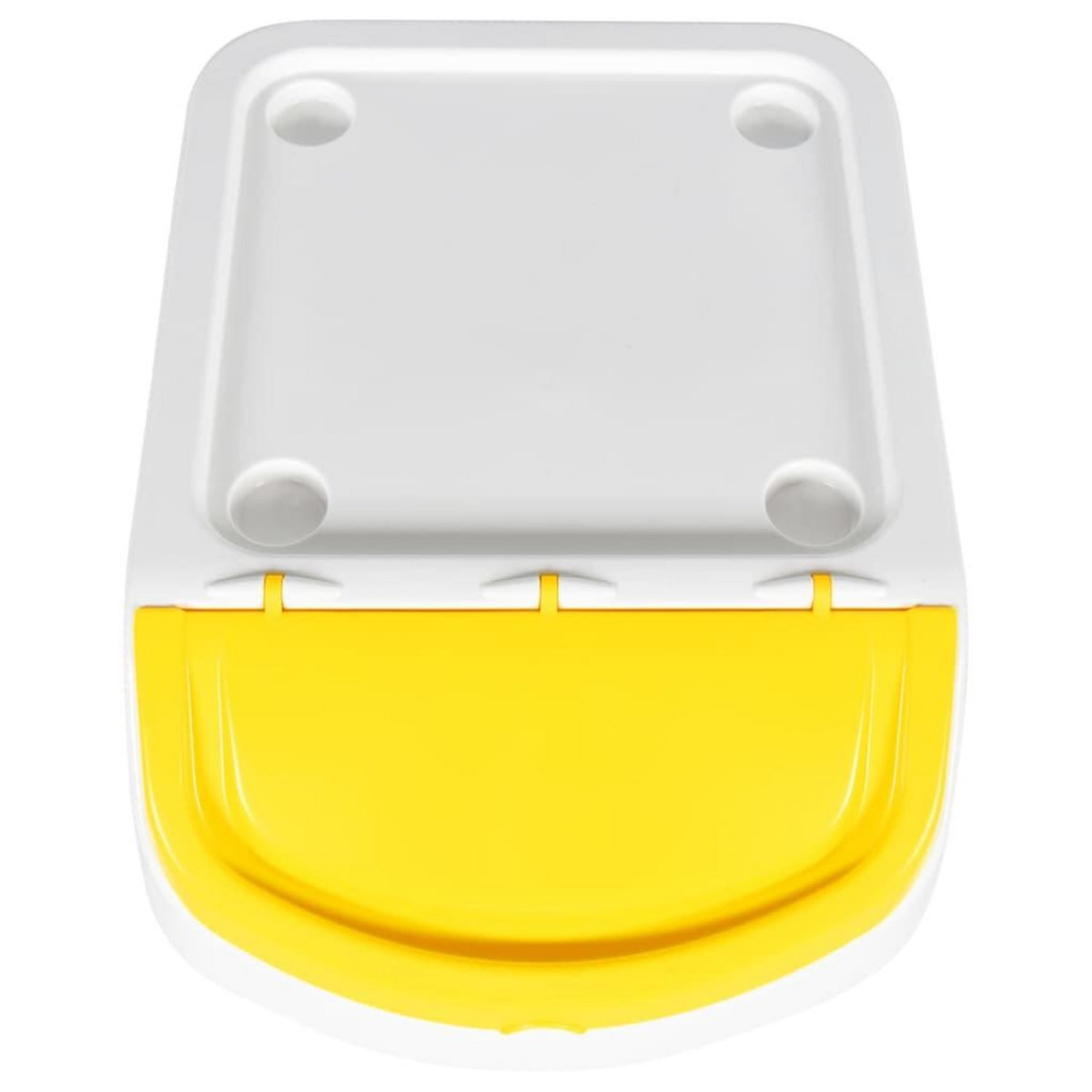 VIDAXL Poubelles empilables avec couvercles 3 pcs blanc PP 120 L