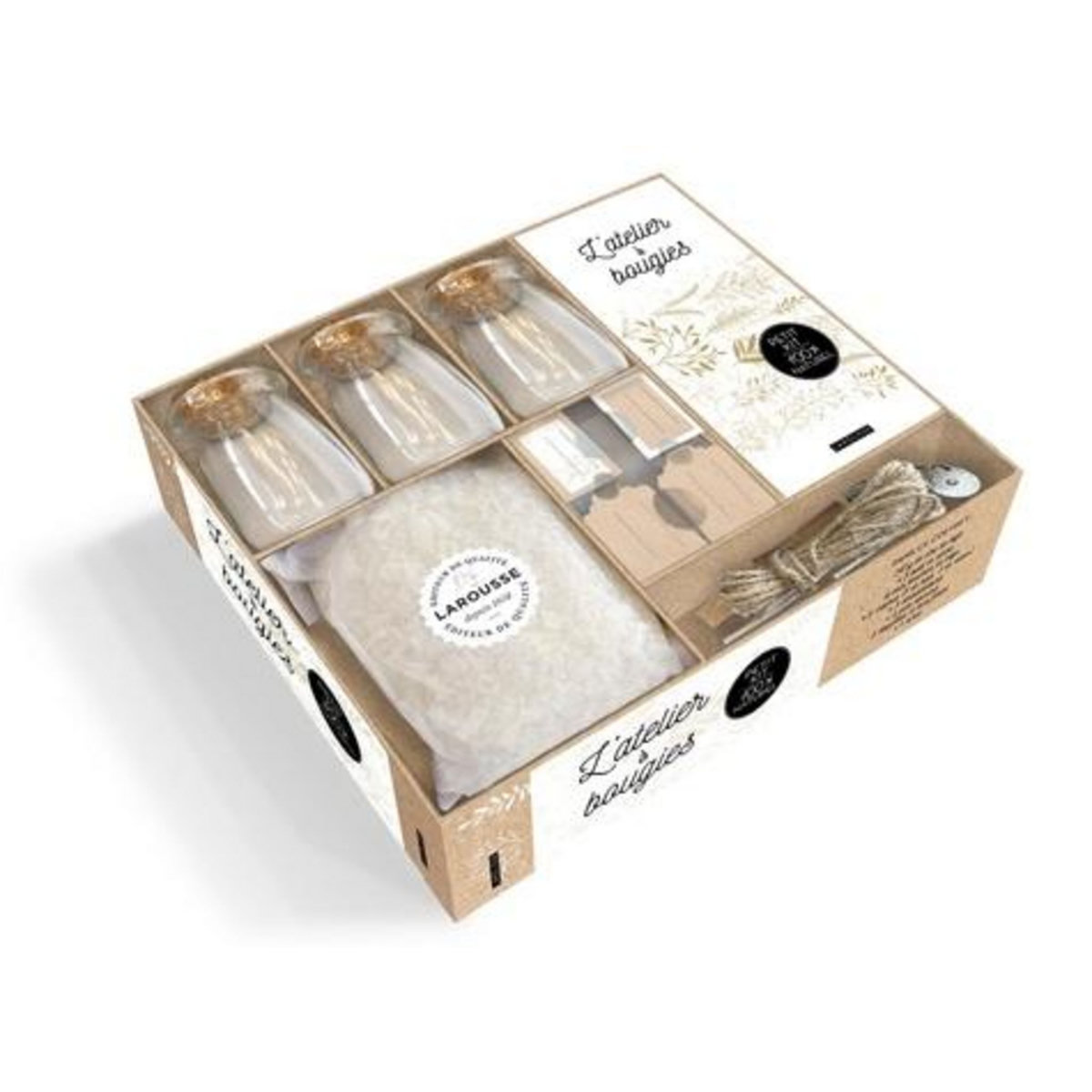 L'ATELIER A BOUGIES. PETIT KIT 100% NATUREL, Loiseau Anne