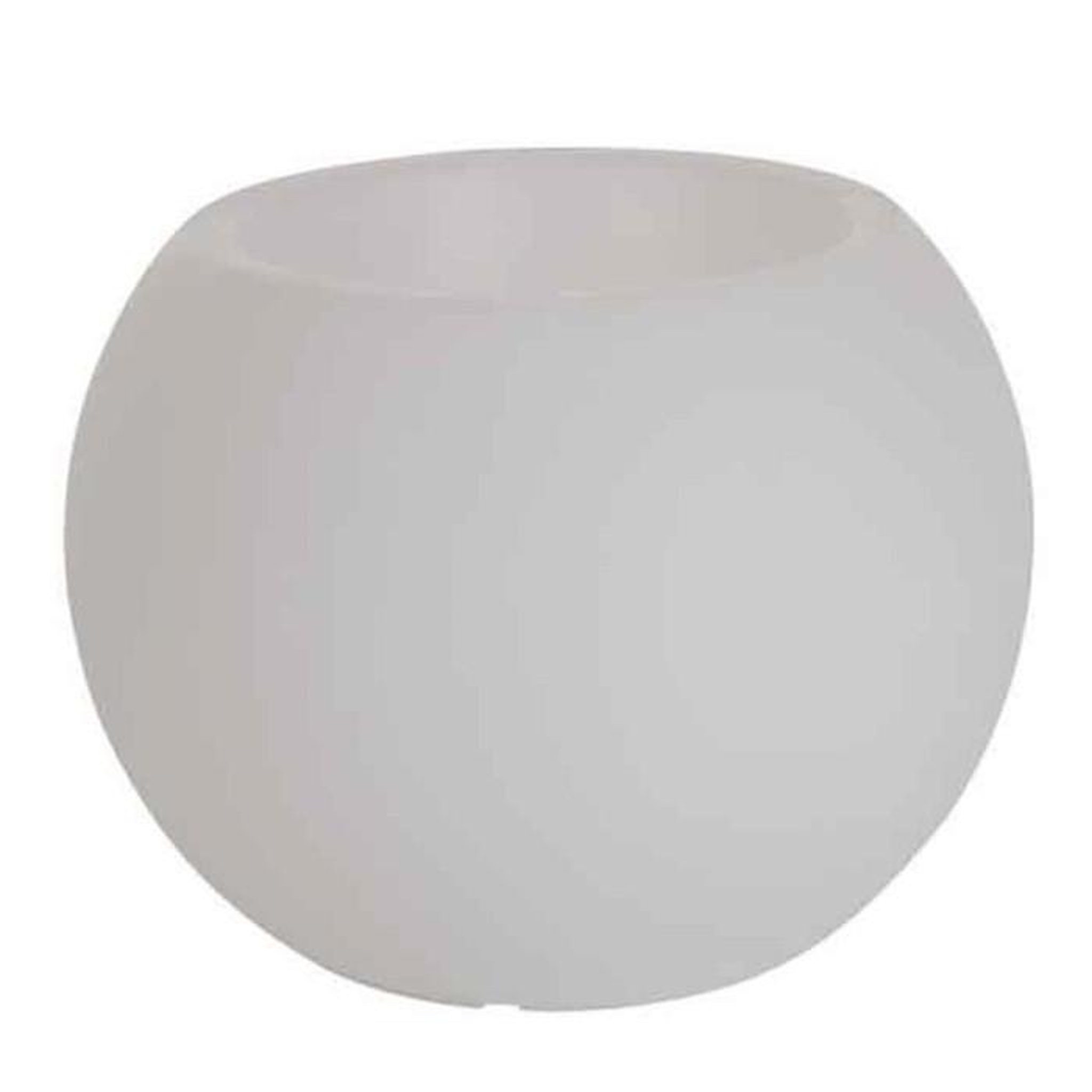 Voir la diapositive 1 : Paris Prix Lampe d'Extérieure & Pot de Fleurs  Outdoor  56cm Blanc