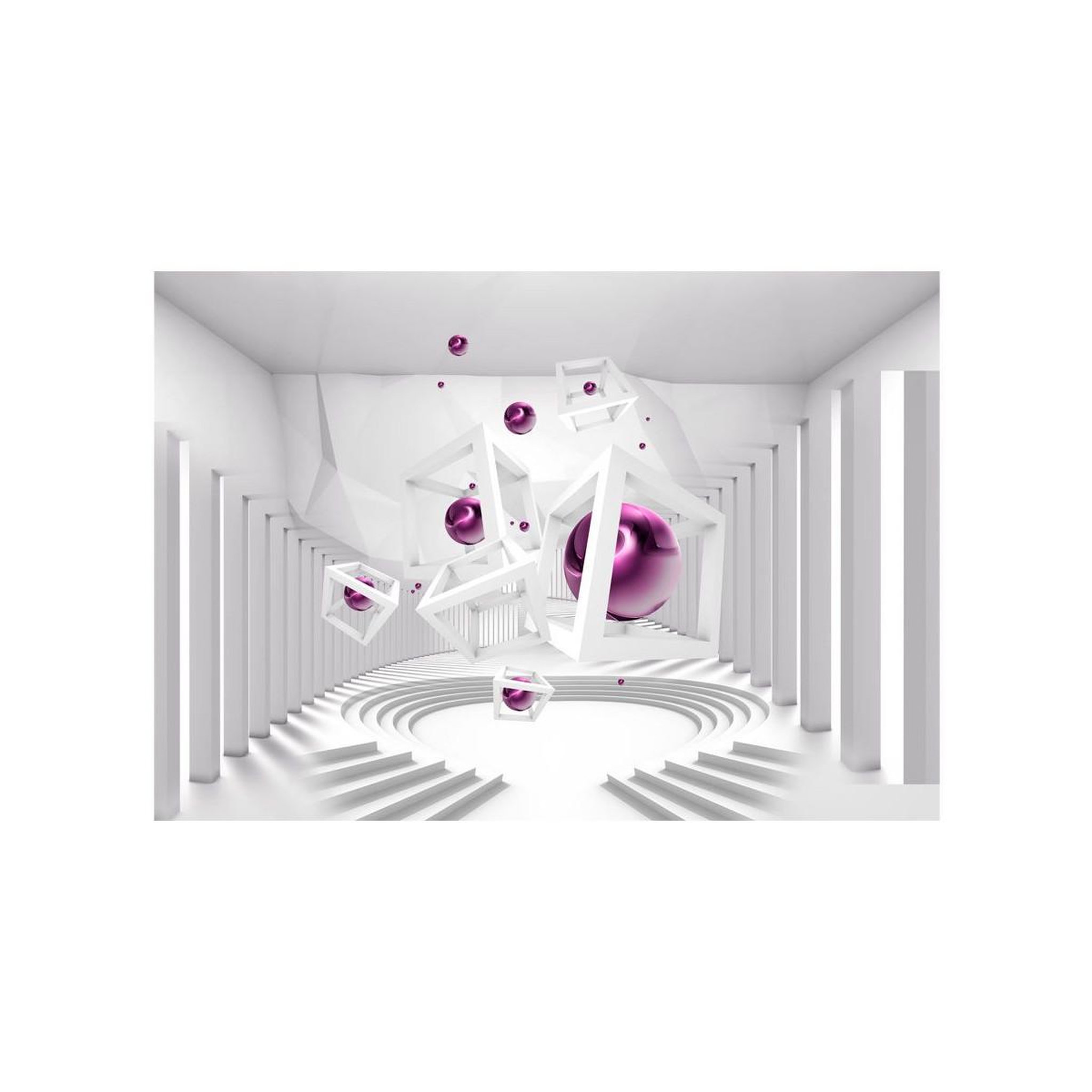 Voir la diapositive 2 : Paris Prix Papier peint  along the corridor