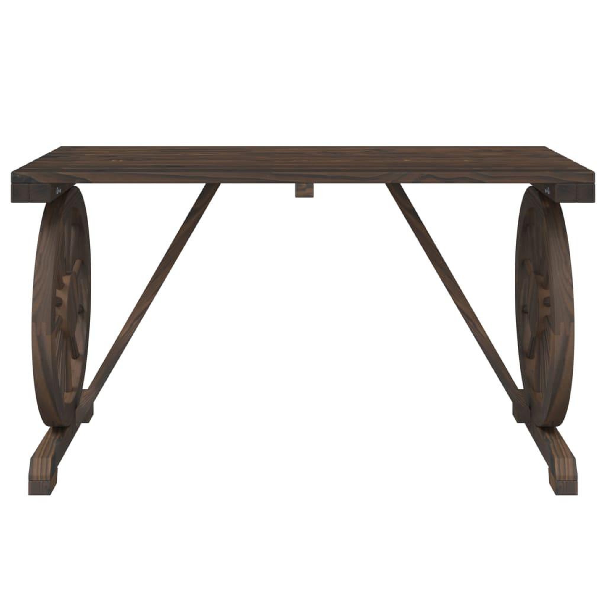 Voir la diapositive 4 : VIDAXL Table de jardin 115x55x65 cm bois de sapin massif