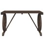Voir la diapositive 4 : VIDAXL Table de jardin 115x55x65 cm bois de sapin massif
