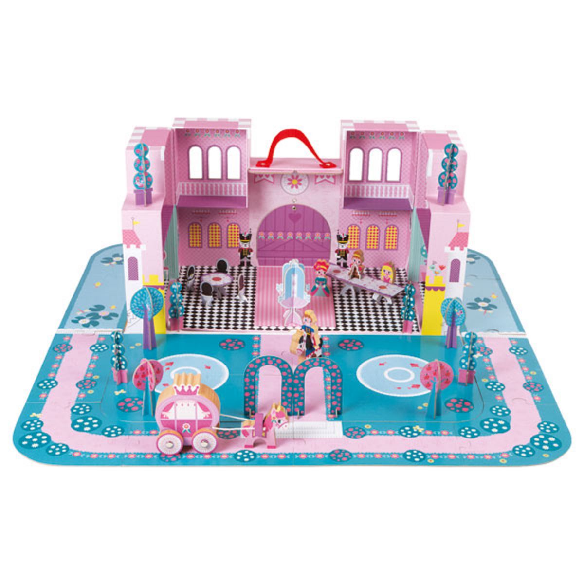 JANOD Valise de jeu - Le château enchanté 