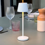 Voir la diapositive 3 : Lumisky Lampe de table sans fil EMILY Blanc Aluminium H20CM