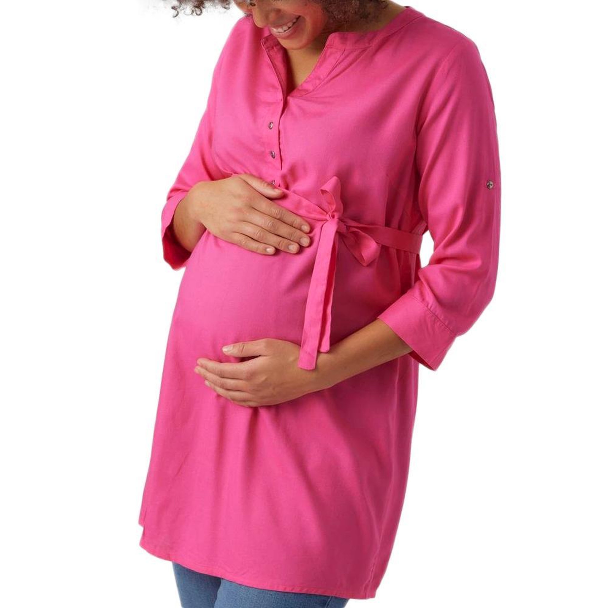 Voir la diapositive 2 : MAMALICIOUS Tunique rose femme mamalicious mercy