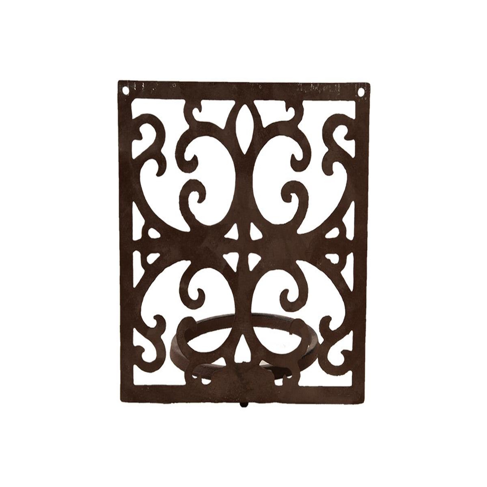 Voir la diapositive 6 : ESSCHERT DESIGN Porte-pot en fonte classique - 19,8 x 16,5 x 20,3 cm - esschert design