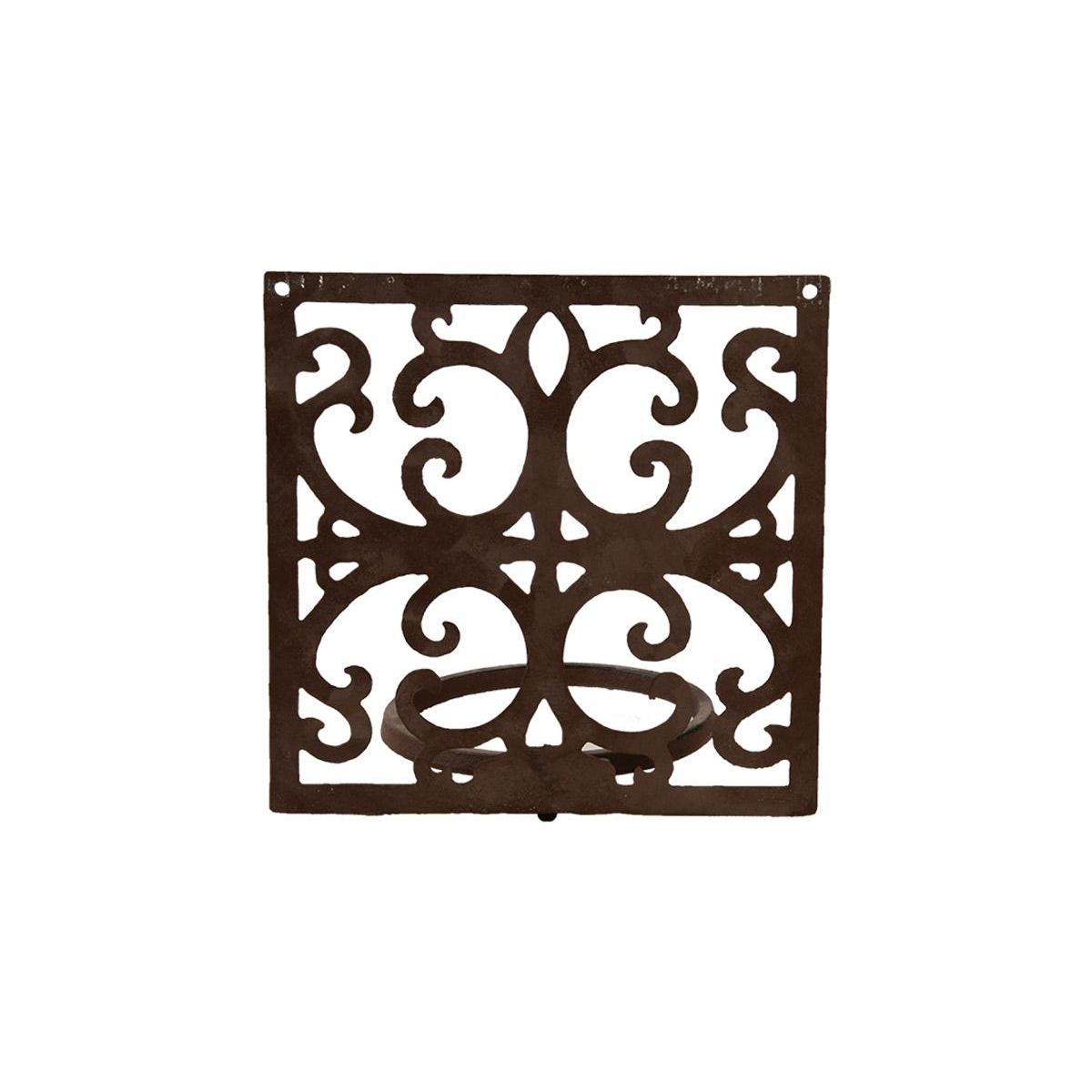 ESSCHERT DESIGN Porte-pot en fonte classique - 19,8 x 16,5 x 20,3 cm - Esschert Design